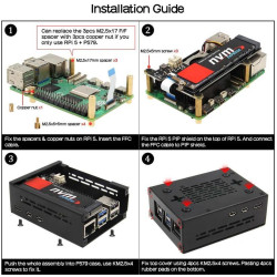 Geekworm P579  Raspberry Pi 5 METAL CASE